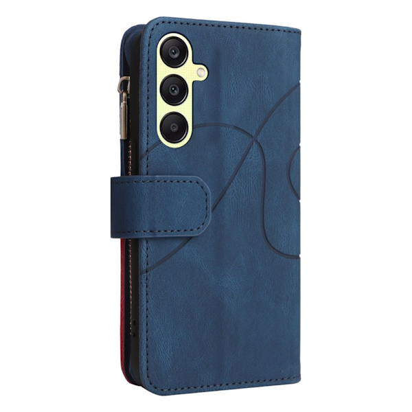 KT Multifunksjons Serie-5 Telefonveske for Samsung Galaxy A25 Blue