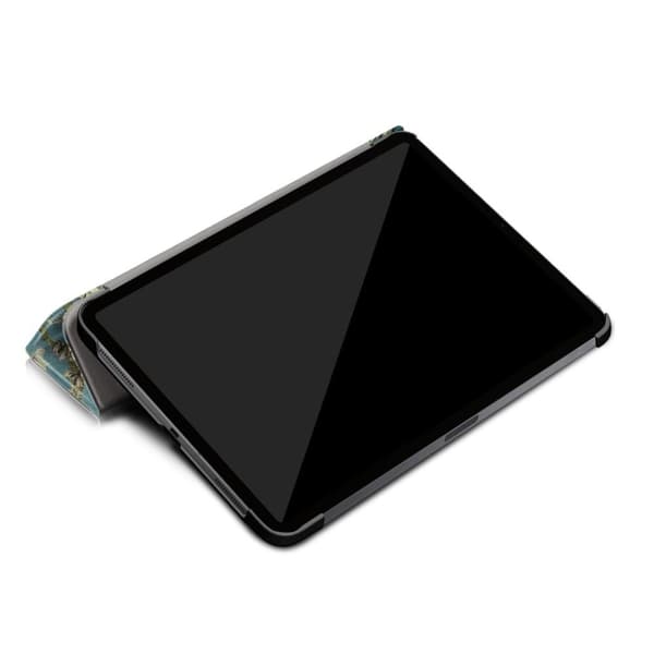 Tri - fold Suojakuori - iPad Pro 11 (2020) / (2018) - Peach Blossom Green