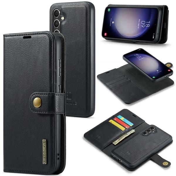 DG.MING 2 i 1 Lommebok-deksel til Samsung Galaxy S26 svart