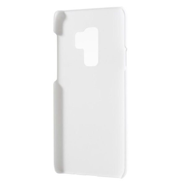 For Samsung Galaxy S9 Plus Rubberized Hard Plastic Case - White White