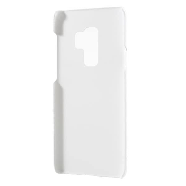 For Samsung Galaxy S9 Plus Rubberized Hard Plastic Suojakuori - Valkoinen White
