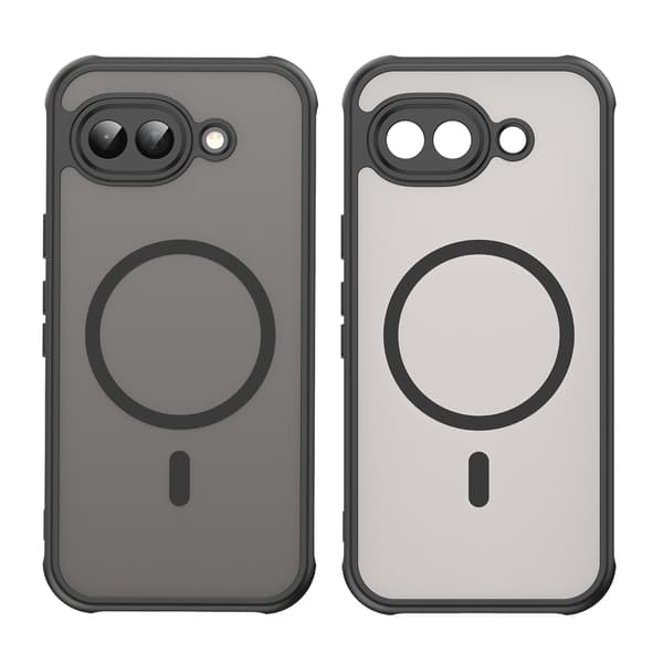 WANLONFENG magnetiskt mobilskal med skärmskydd till Google Pixel 10a Svart