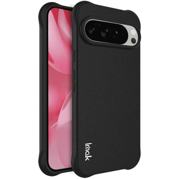 IMAK For Google Pixel 10 / 10 Pro Deksel TPU-telefonbeskyttelse Airbag-støtsikker Matte Black Black