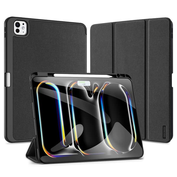 DUX DUCIS Domo iPad Pro 13 (2024) Tri-fold Stativ - Svart Black