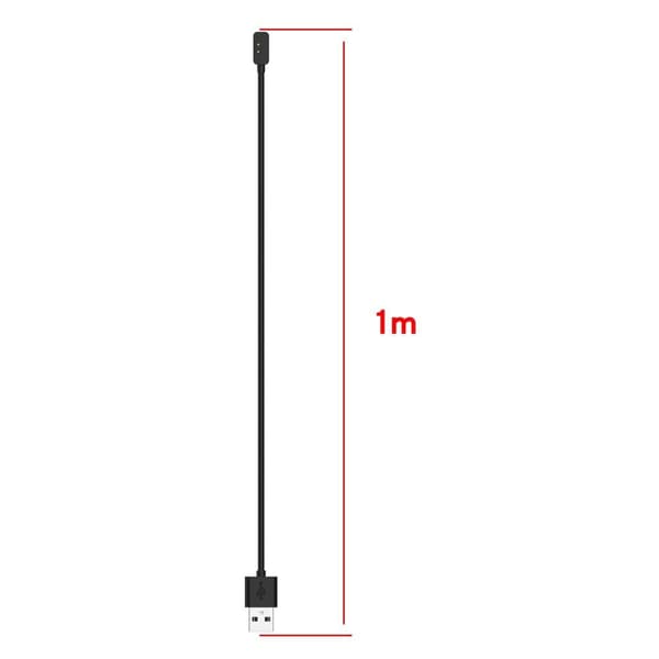 Xiaomi Mi Band 7 Pro/Redmi Watch 2 USB - opladningskabelholder Black