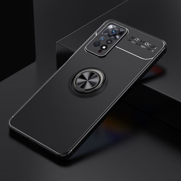 Sormirenkaan tukijalkakotelo Xiaomi Redmi Note 11 Prolle Black