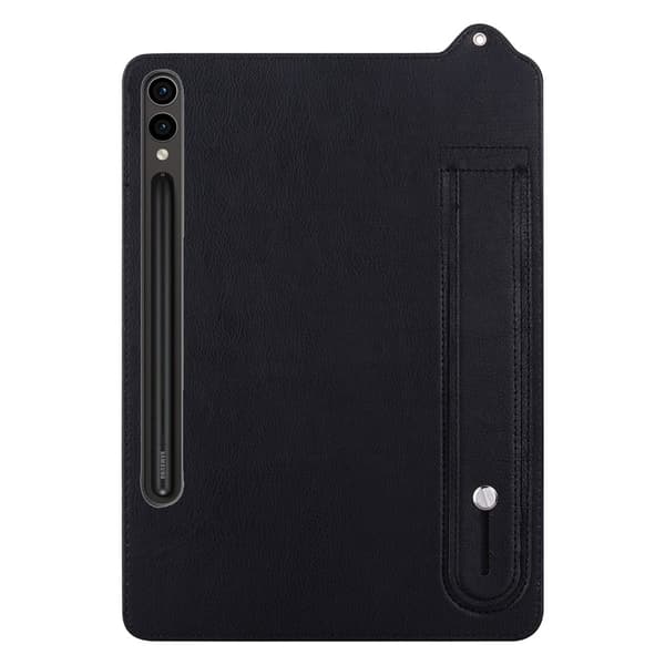 For Samsung Galaxy Tab S11 Ultra Etui med Håndrem og Stativ - Svart Black