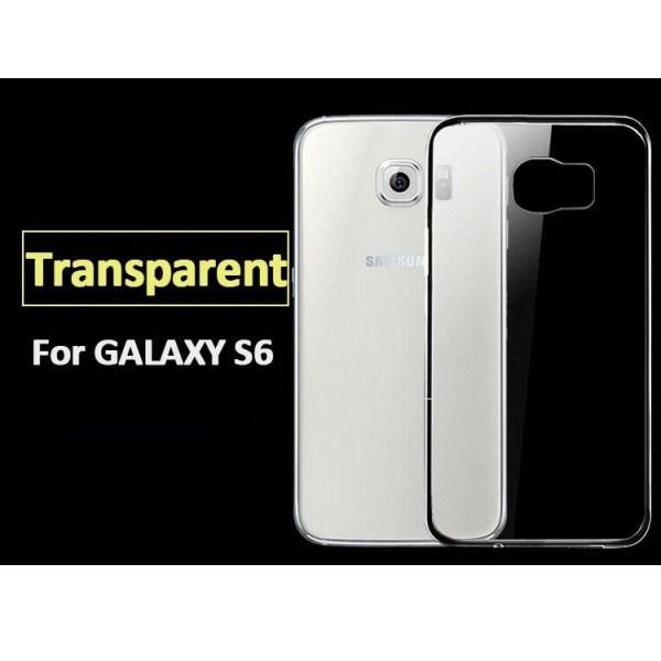 Samsung Galaxy S6 EDGE Slimmat TPU skal TRANSPARANT Transparent