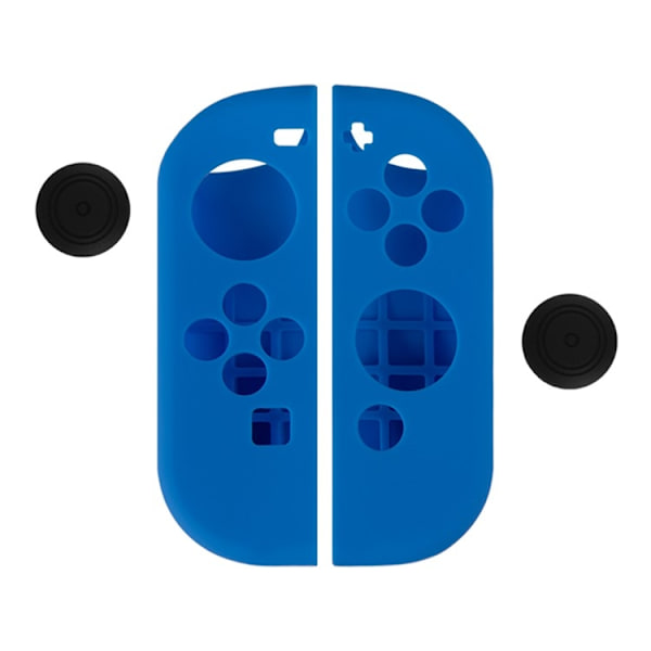 Nintendo Switchin kanssa yhteensopiva silikonikuori + peukalosuojakotelo - sininen Blue