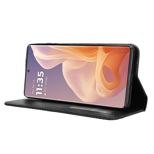 Til Motorola Moto G85 Case Wallet Case Shell Black