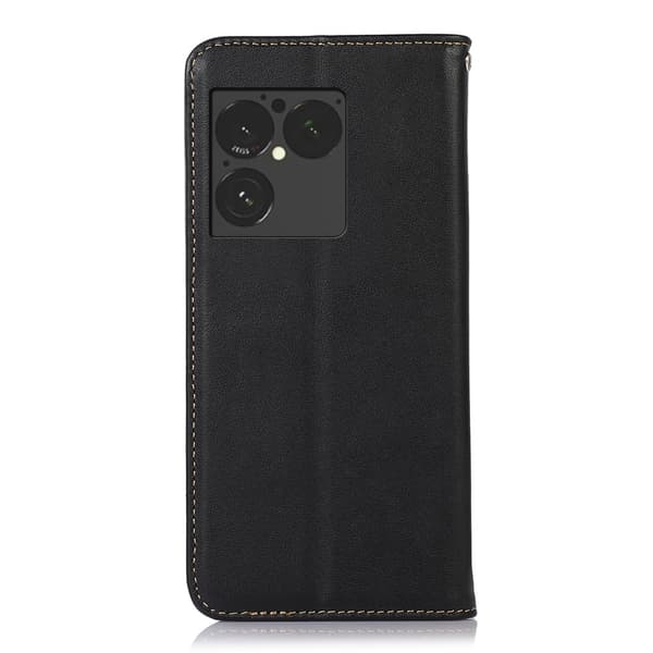 KHAZNEH Lædermobilcover til Sony Xperia 1 VIII Black