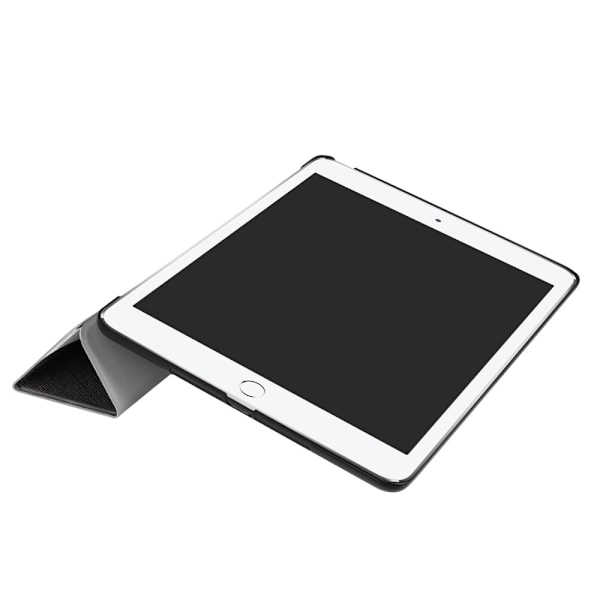 iPad 9.7" (2017) Slim fit tri-fold fodral - Do Not Touch My Pad Svart