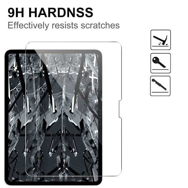 Till iPad Pro 11 (2024) Härdat glas Skärmskydd Transparent