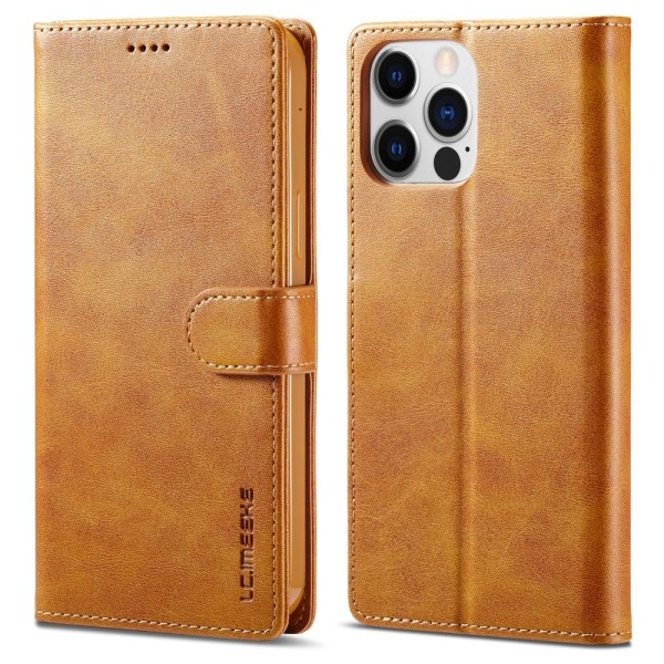 LC.IMEEKE Pung Taske til iPhone 15 Pro Max - Brun Brown