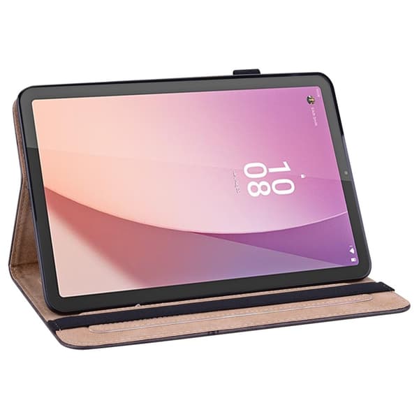 Lenovo Tab M9 Tavallinen PU - nahkainen tabletin kansi Black