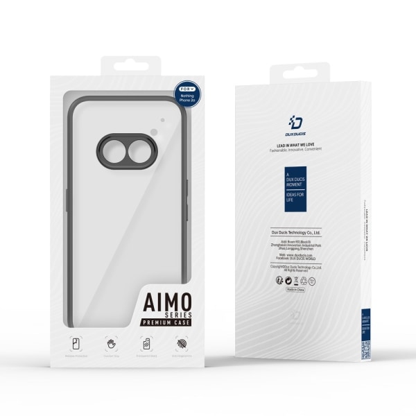 DUX DUCIS Aimo-seriens Slim Case för Nothing Phone 2A / 2A Plus - TPU+PC Telefonfodral Transparent