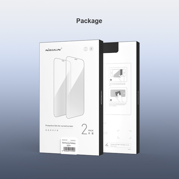 NILLKIN Til Samsung Galaxy S24+ Full Glue PMMA Full Screen Protector 2 stk Transparent