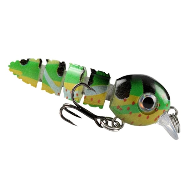 5 todenmukaista kalastusuistia Crankbait säilytyslaatikolla Multicolor