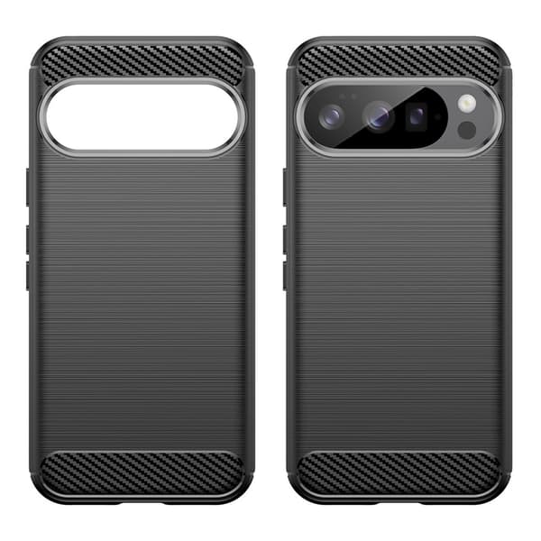 Telefoncover til Google Pixel 10 / 10 Pro med kulfibertekstur Black