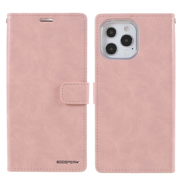 MERCURY GOOSPERY Blue Moon Wallet Case iPhone 13 Pro Max - Pink Pink