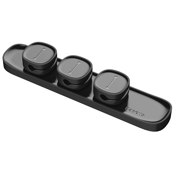 Magneettinen kaapelipidike USB-johdon pidike Wire Organizer Kaapelin hallinta Black