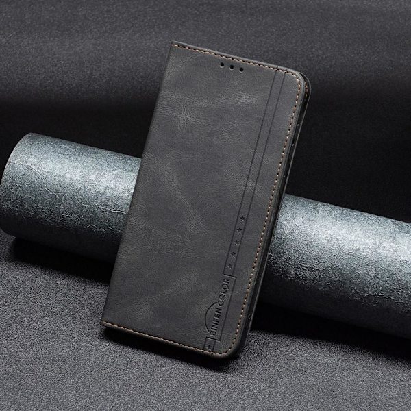 BINFEN COLOR til Samsung Galaxy A34 5G telefontegnebogsdæksel Black
