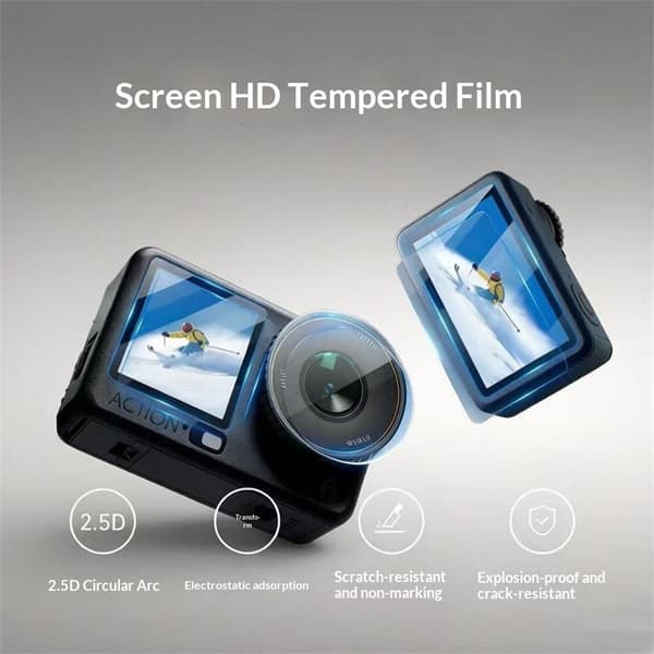 54-i-1 tilbehør til DJI Osmo Action 6 actionkamera. Masser af gode ting. Black