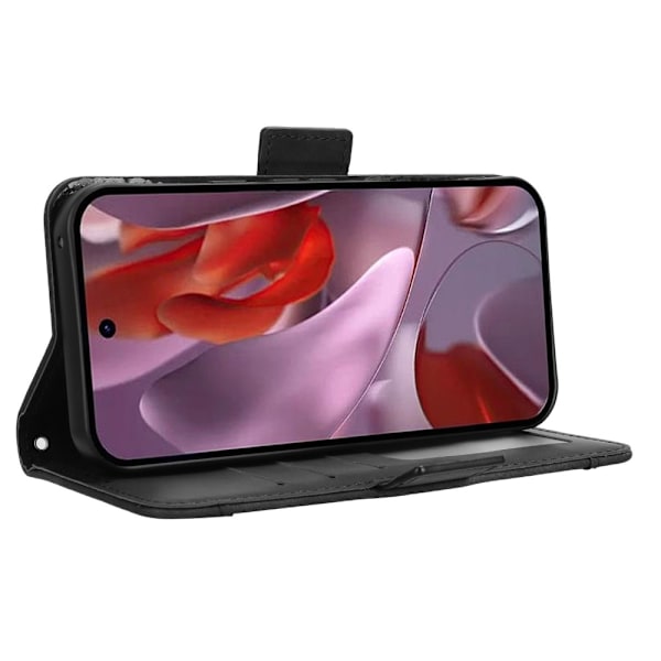 Till Google Pixel 9A Plånboksfodral  - Svart Svart