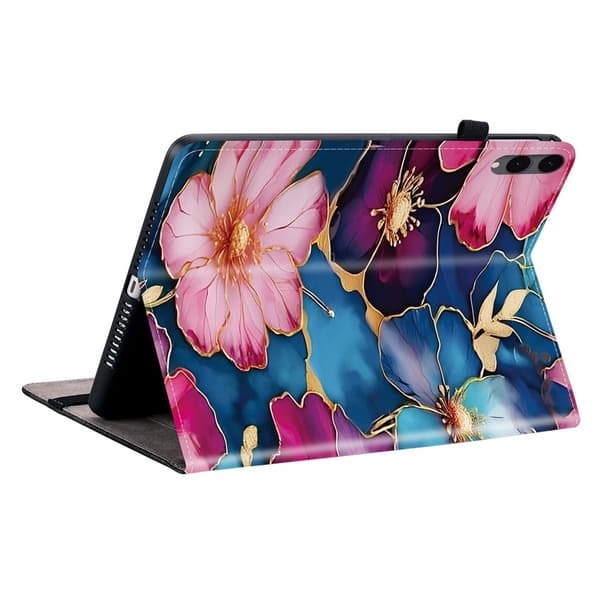 Mønstret nettbrettdeksel til Samsung Galaxy Tab S12+ MultiColor
