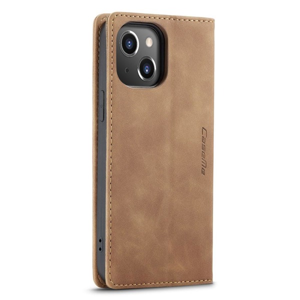 CASEME Retro Wallet Cover til iPhone 13 Pro - Brun Brown