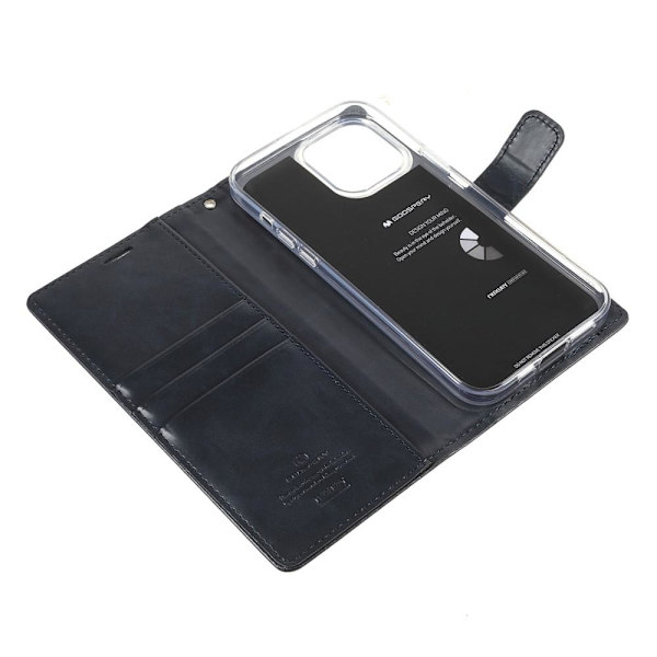 MERCURY GOOSPERY Blue Moon Wallet Case iPhone 13 Pro Max Black Black