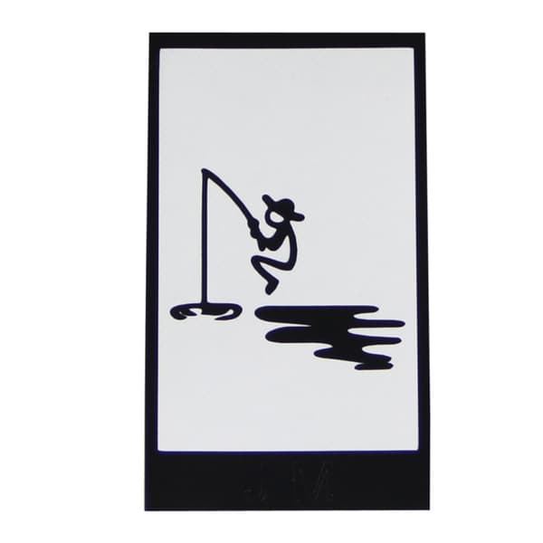 HAT PRINCE Stylish Chic PVC Decal Sticker - iPad - Fishing