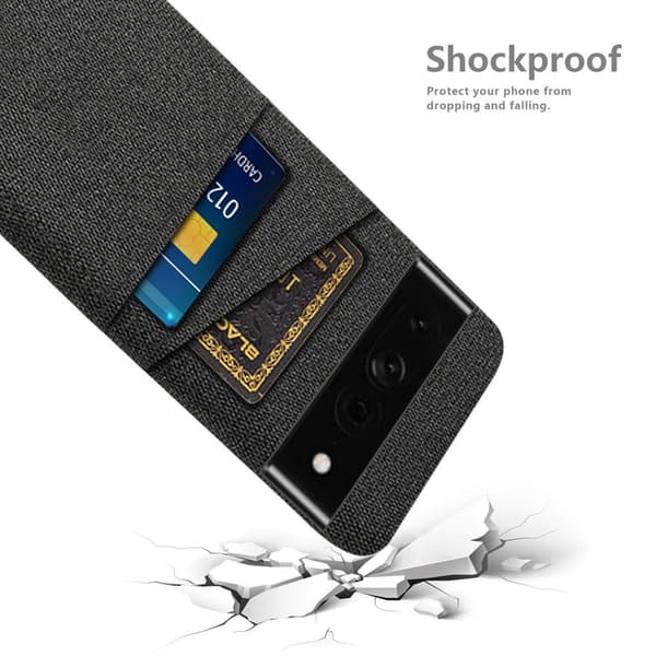 Etui med kortspor for Google Pixel 7 Pro Black