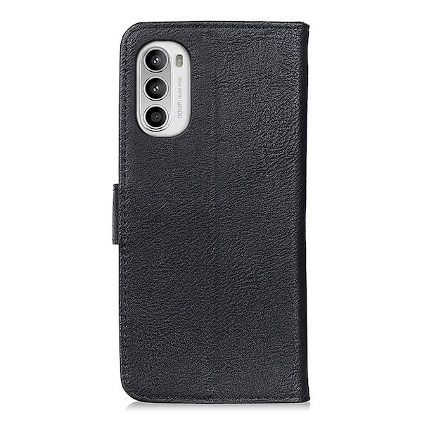 KHAZNEH tegnebogstaske til Motorola Moto G52 - sort Black