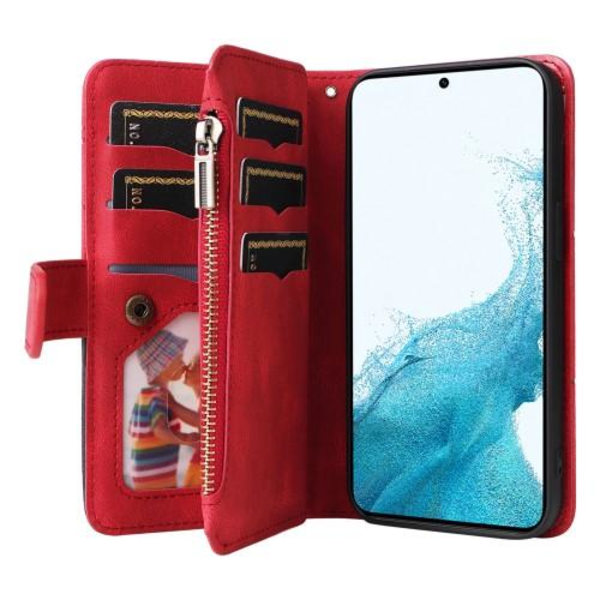 KS Plånboksfodral till Samsung Galaxy S23 - Röd/Svart Röd
