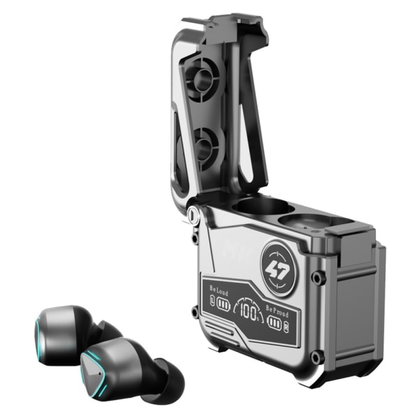 MK47 Mechanical Gaming Bluetooth In-ear Headset - Grå Grey
