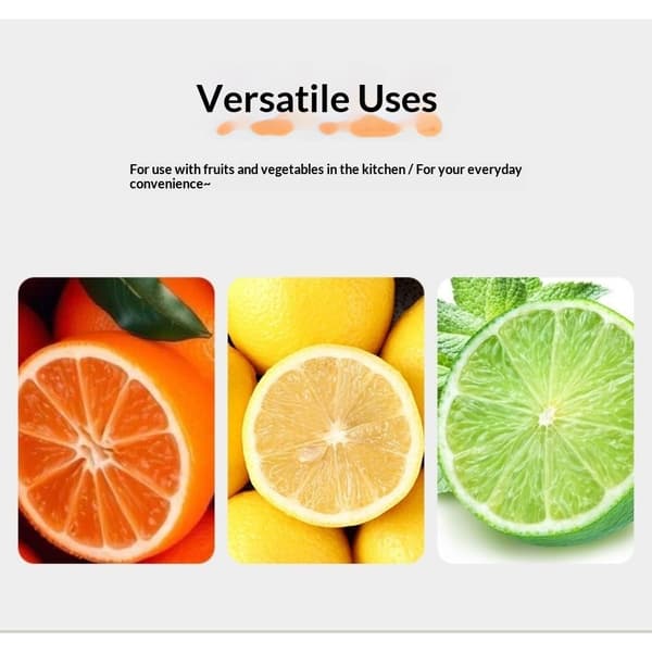 Manuel citruspresser til citron, lime og appelsin Silver