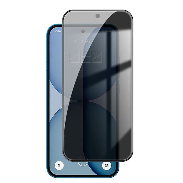 Til Nothing Phone (4a) Privacy Skærmbeskytter Black