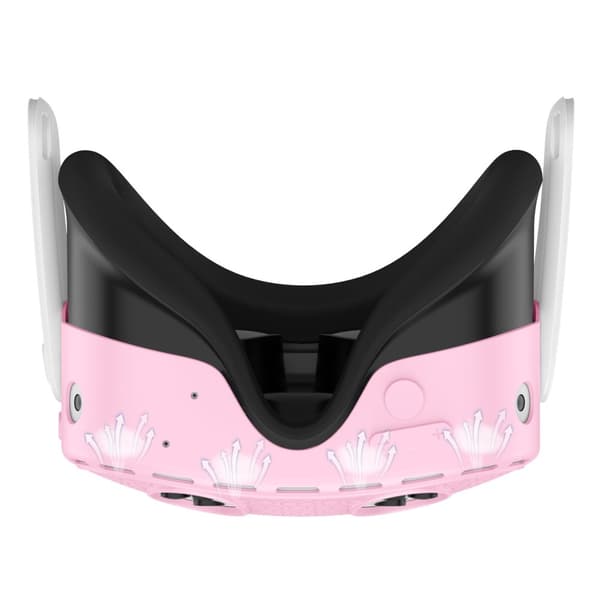 Beskyttende etui for Meta Quest 3S VR-headset i silikon - Rosa Pink