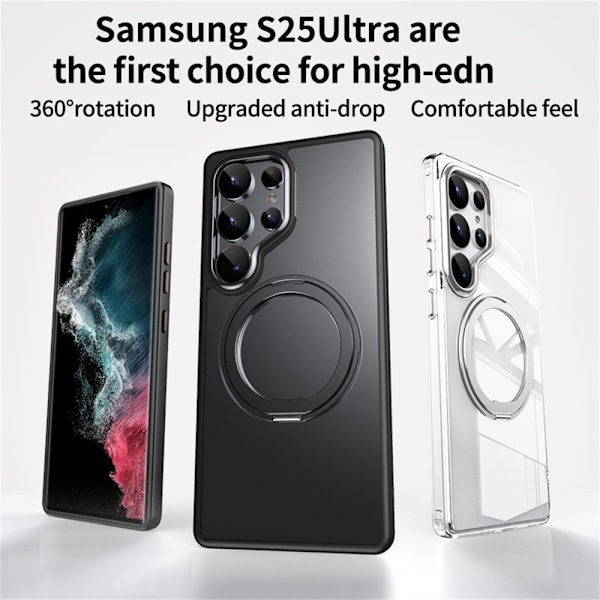 Samsung Galaxy S25 Ultra -puhelimen kuori, yhteensopiva MagSafe-latauksen kanssa Transparent