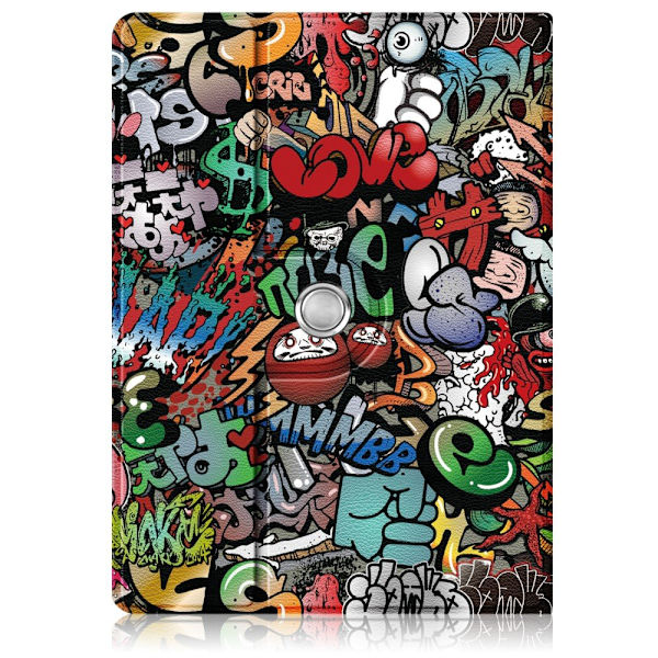 Fodral läsplatta Till PocketBook InkPad Lite PB970 - Graffiti Blå