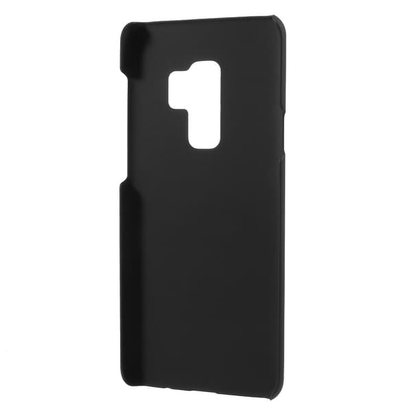 For Samsung Galaxy S9 Plus Rubberized Hard Plastic Suojakuori - Musta Black