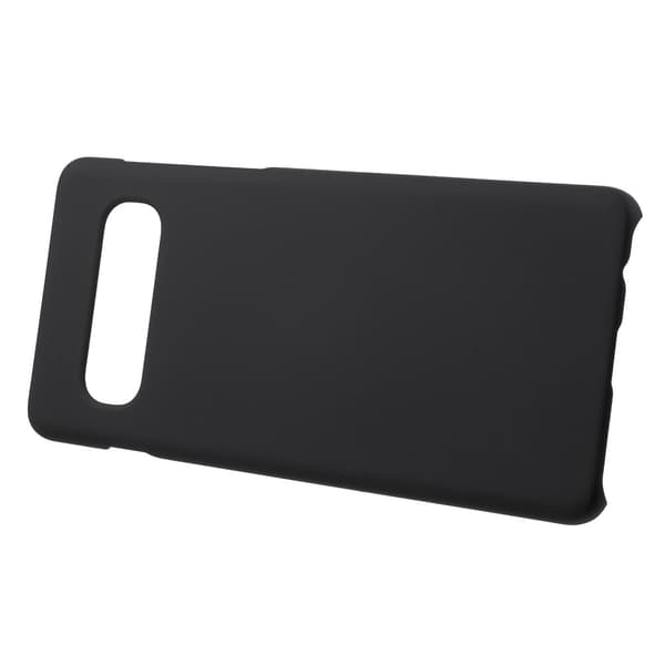 Rubberized PC Hard Casing - Samsung Galaxy S10 - Musta Black