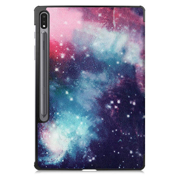 Slim Fit Cover Fodral Till Samsung Galaxy Tab S7 Plus / S8+ - Space multifärg