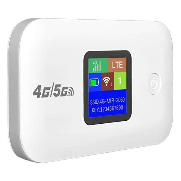 A8-E Eurasisk 4G LTE WiFi-router Trådløst netværkshotspot Mobil bredbåndsenhed White