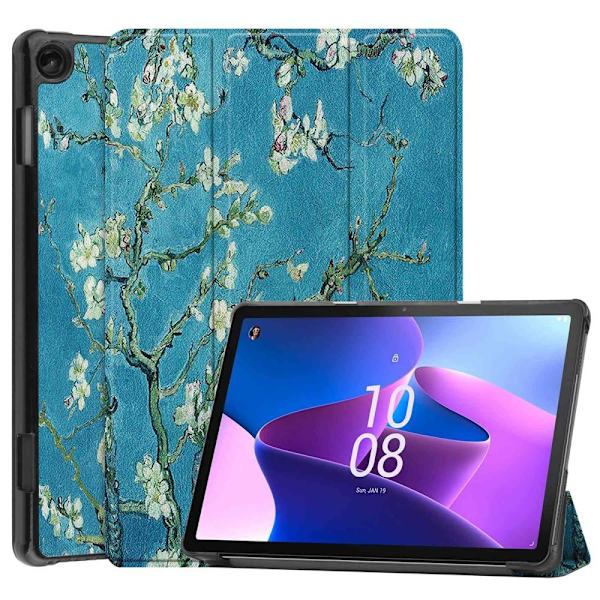 Tri-fold Fodral till Lenovo Tab M10 Gen 3 - Blossom multifärg