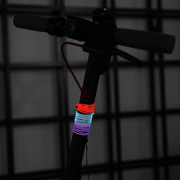 131cm Scooter Ambientelys Batteridrevet Taulys - Rosa Pink