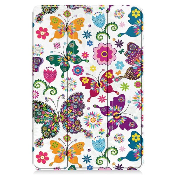 Xiaomi Redmi Pad SE Stativ Slim Fit Deksel Sleep / Wake - Sommerfugler Multicolor