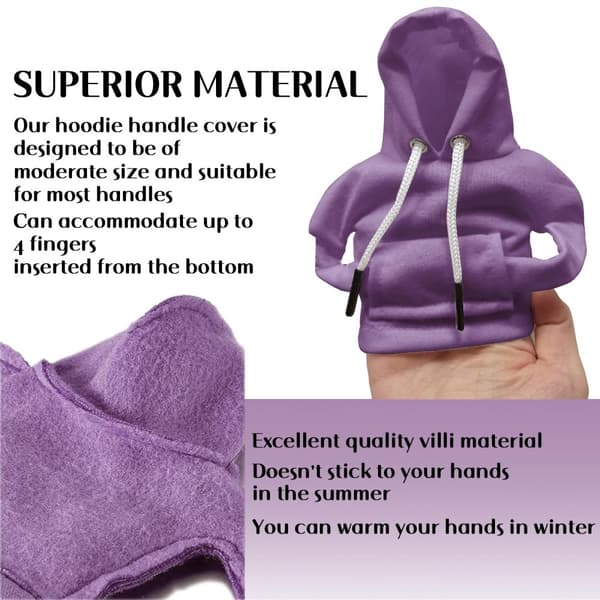 Hettebeskyttelsesdesign Dekorasjon Girskifter - Lilla Purple