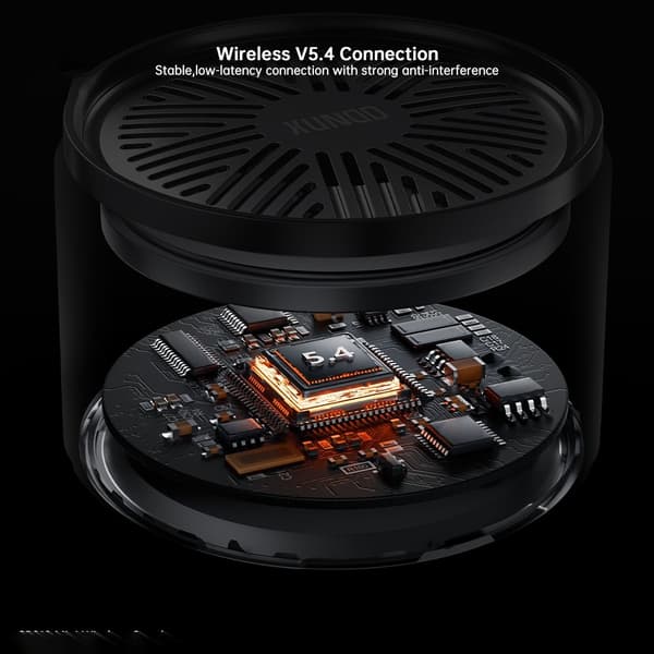 XUNDD Mini Trådløs Højttaler Bluetooth V5.4 TWS Stereo Lydboks Understøtter TF Kort Black